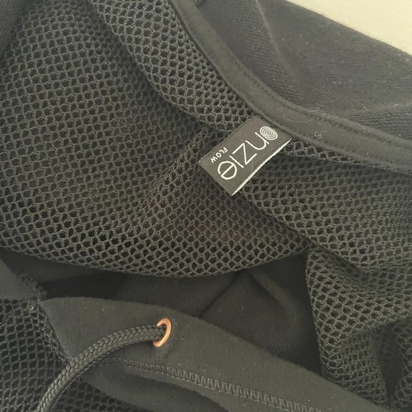 Onzie Flow Mesh Hoodie - Black - Picture 4 of 4